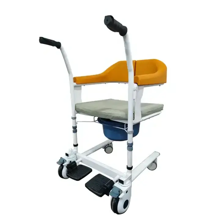 Hot Sale Wheelchair Toilet Commode Chair Electric Patient Lifting Transfer Chair For Elderly And Disabled