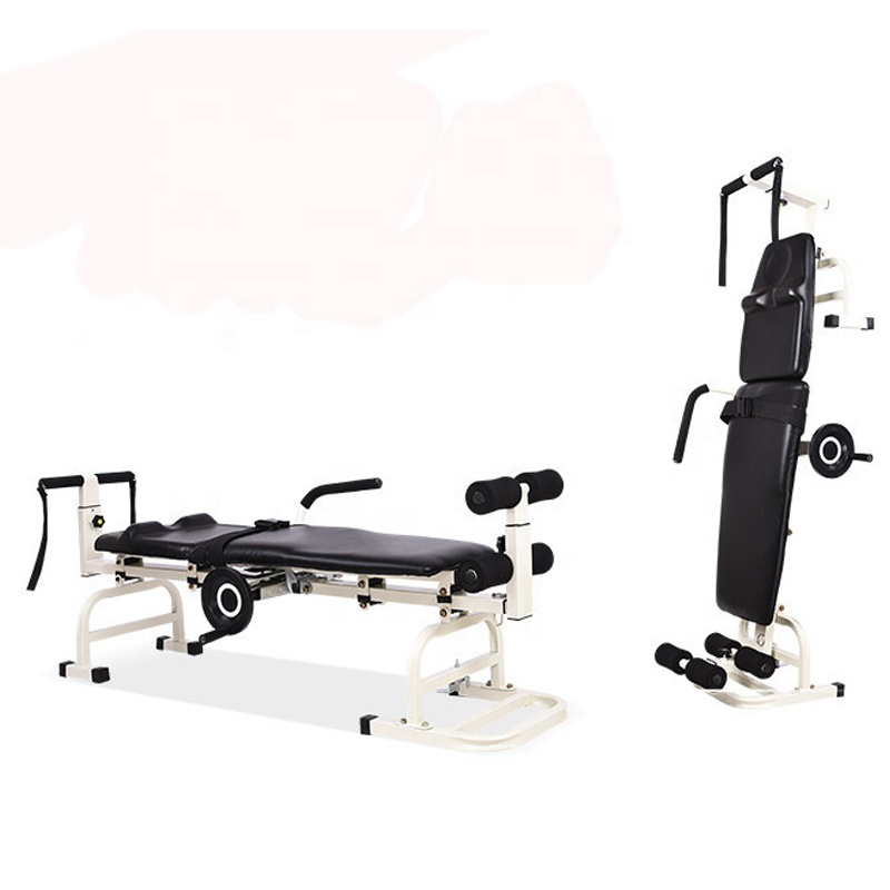 Hot Selling High Quality Folded Orthopedic Lumbar Spinal Traction Table Traction Bed