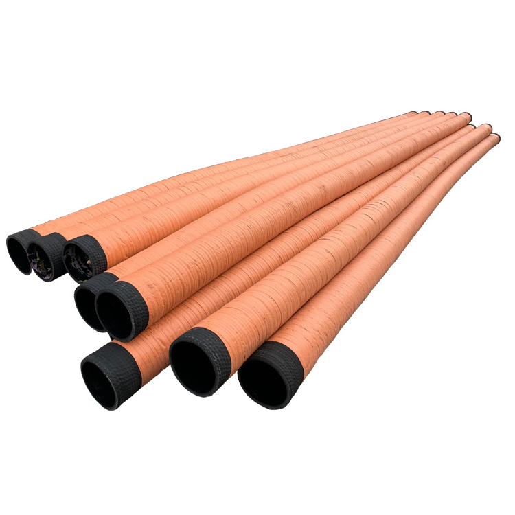 60m10bar 20bar 4inch Fiber Braid Rubber Fuel Suction and Discharge Oil Hose with Wire Helix