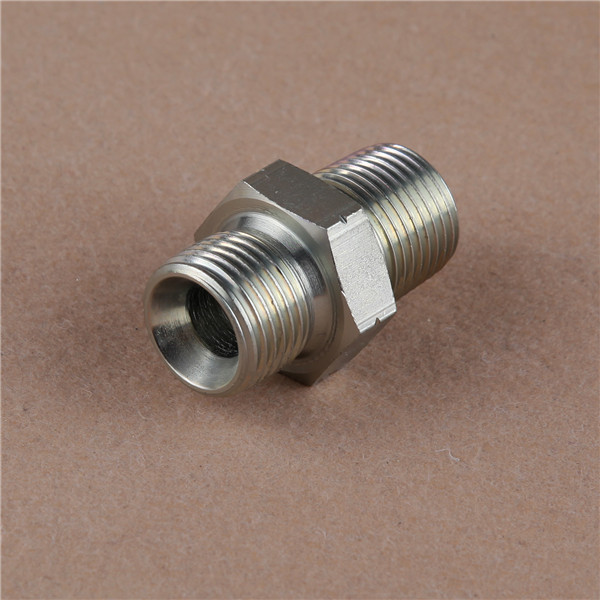 Cheap 1BT Hydraulic Hose Adapter 60 degree Cone BSP Male Thread Carbon Steel Fitting Adapter