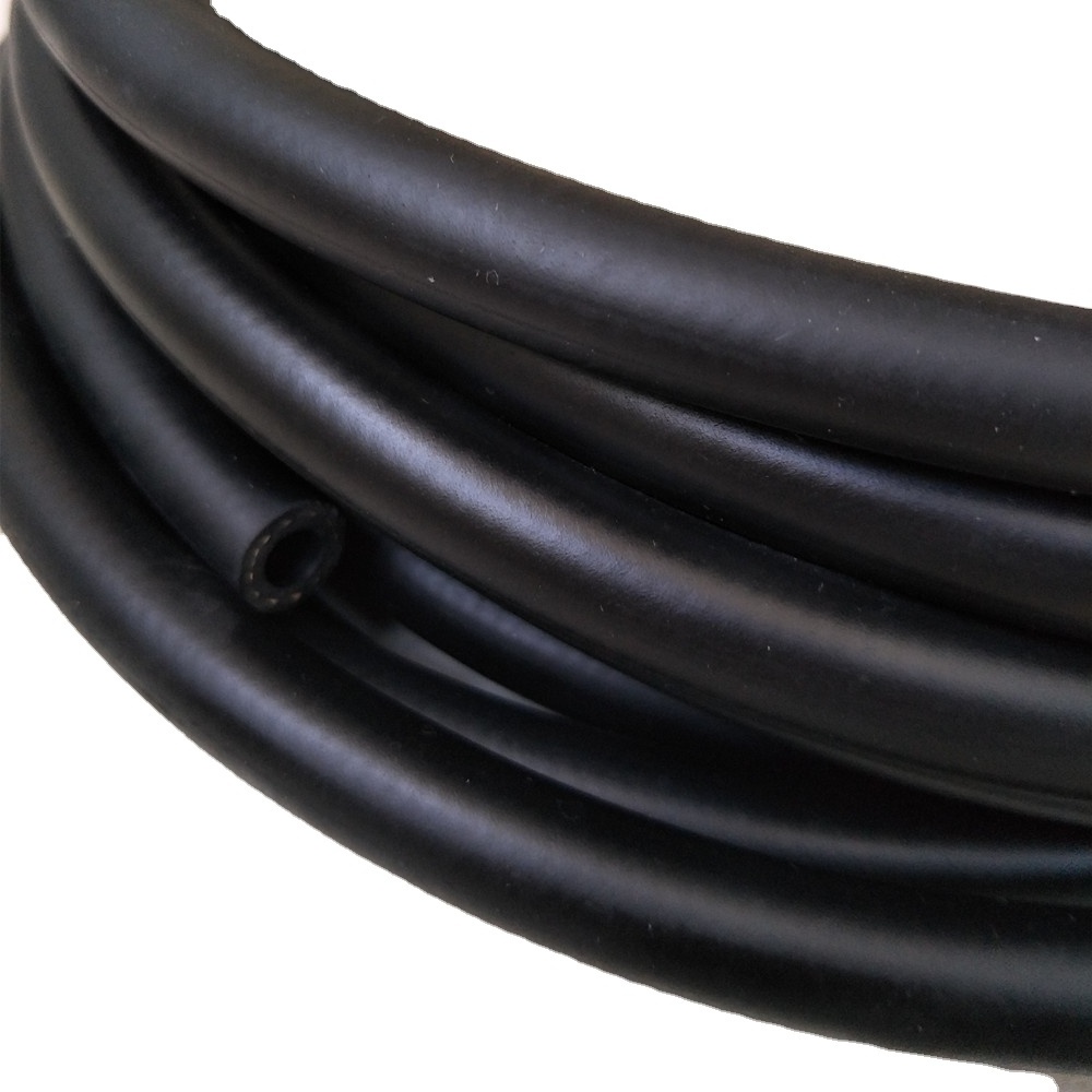 Factory Multipurpose Smooth Fiber Reinforcement Air Rubber Hose 300PSI Black High Pressure Water Hose