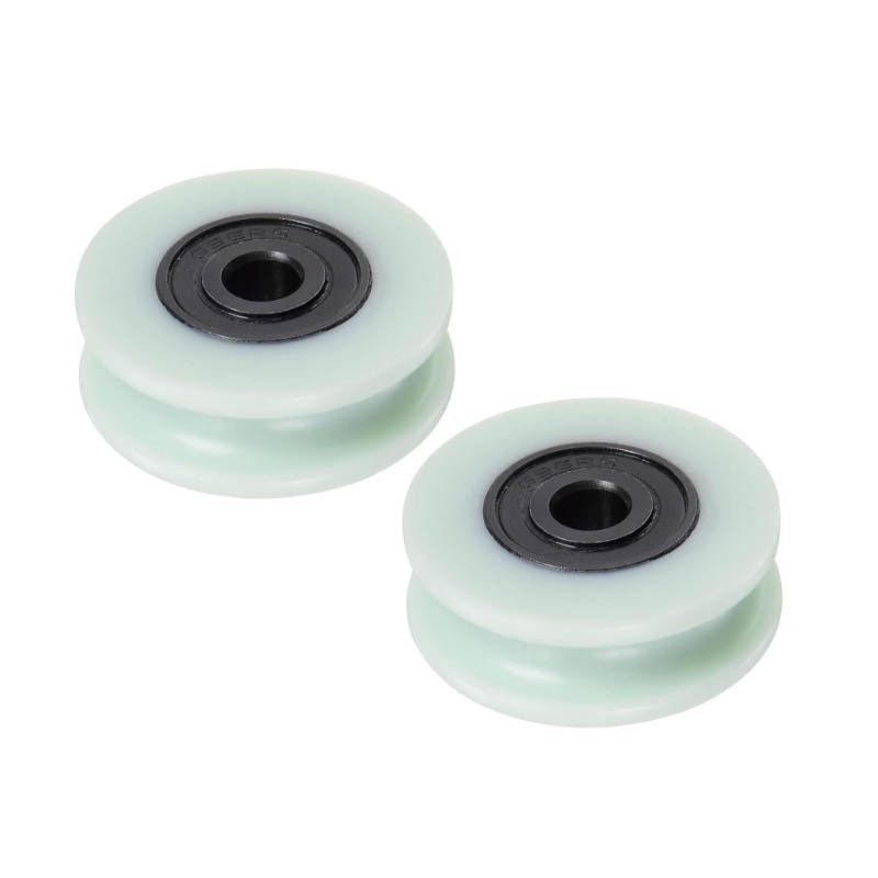 200mm nylon pulley wheels with bearings large nylon pulley nylon small pulley with bearing