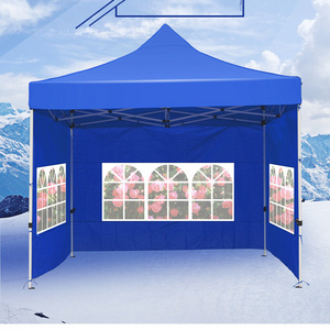 Trade Show 3x3 Folding Canopy Exhibition Tent Marquee Custom Logo Printed Advertising Gazebo Folding Easy up Tent Event Showing