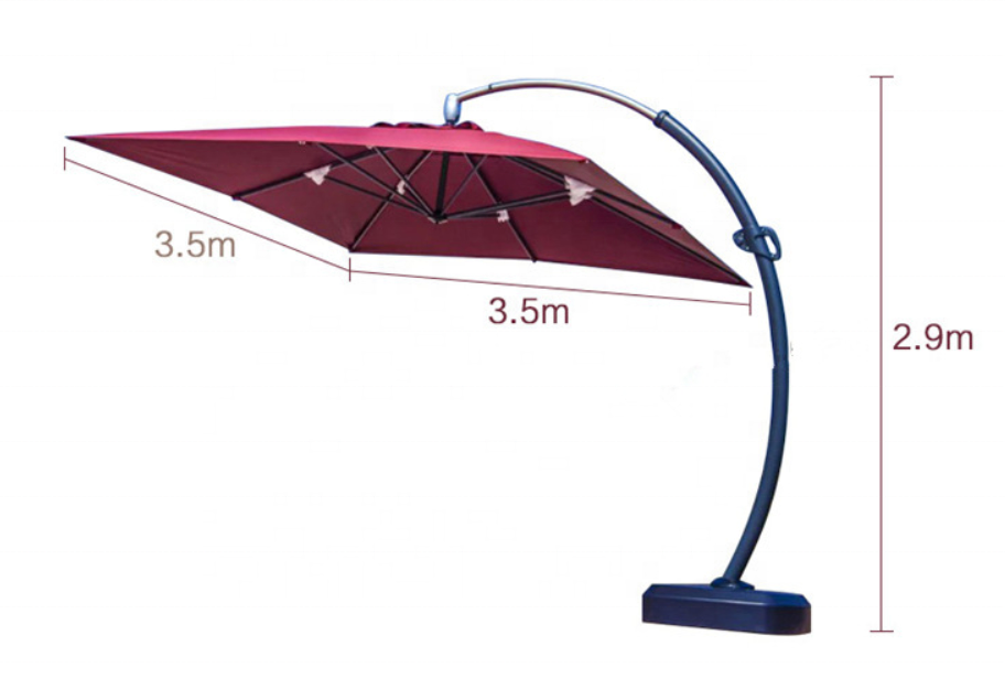 Promotion Aluminium Frame Beach Outdoor Big Umbrella beach umbrella