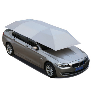 High Quality Semi Automatic Car Sunshade Summer Use Oxford Fabric Windscreen Car Umbrella