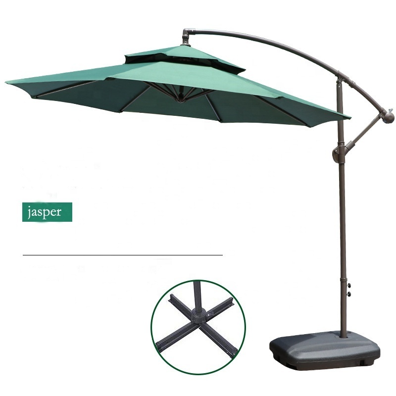 Banana Waterproof Garden Beach Patio Sun Canvas Parasol Iron Outdoor Restaurant Umbrella