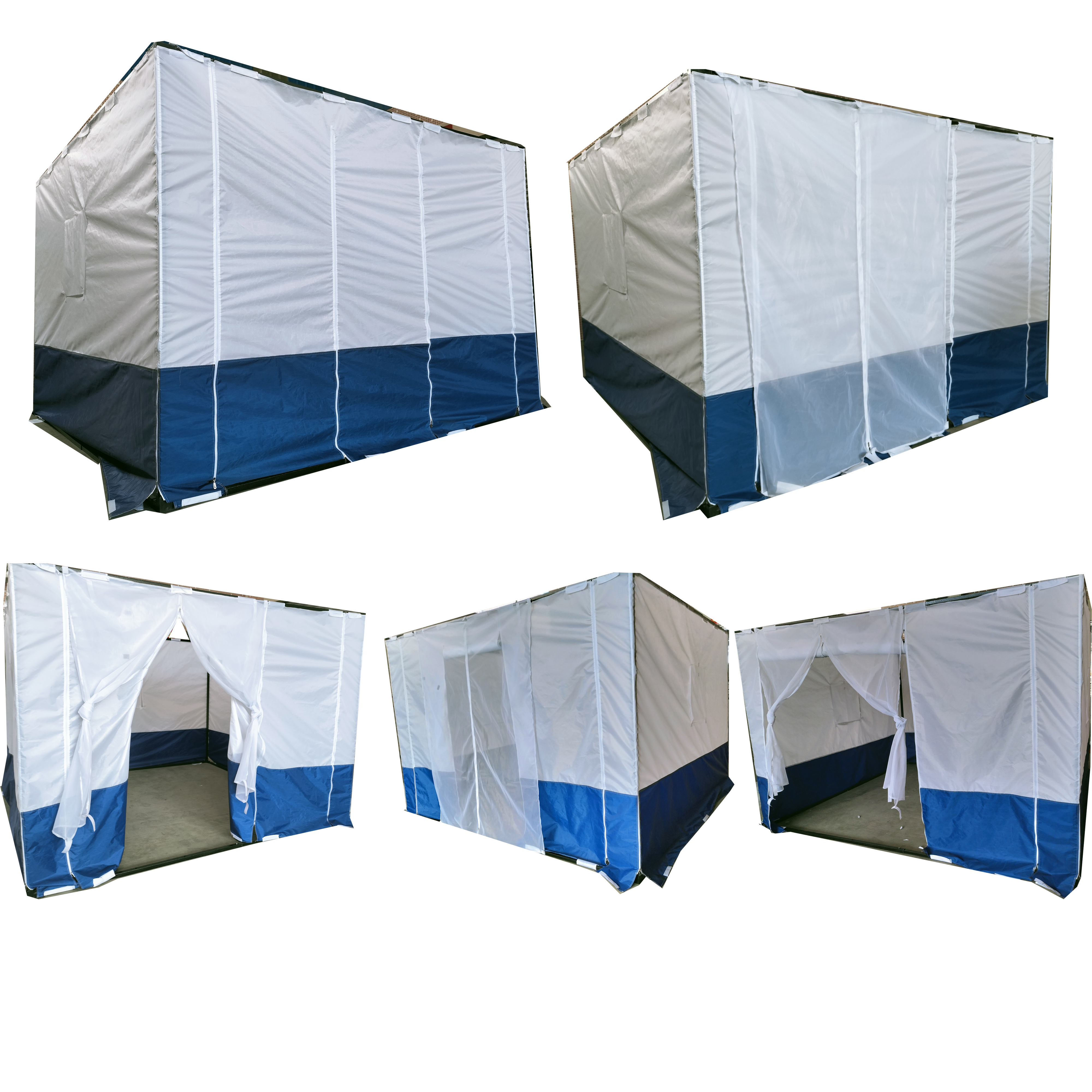 Professional Supply High Quality Wholesale Jewish Easy Install Four  Jewish Sukkot kosher Sukkah mat bamboo  gazebo Tent