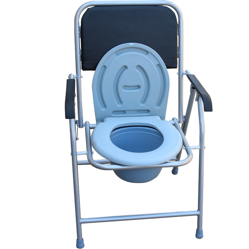 Rehabilitation Therapy elderly potty folding commode patient toilet chair price