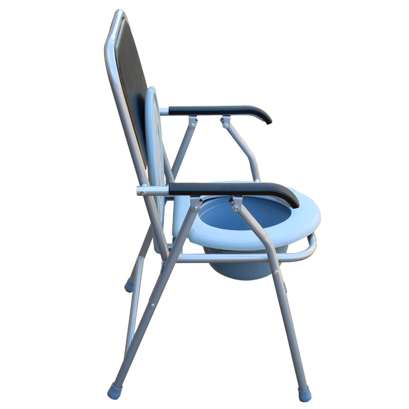 Rehabilitation Therapy elderly potty folding commode patient toilet chair price