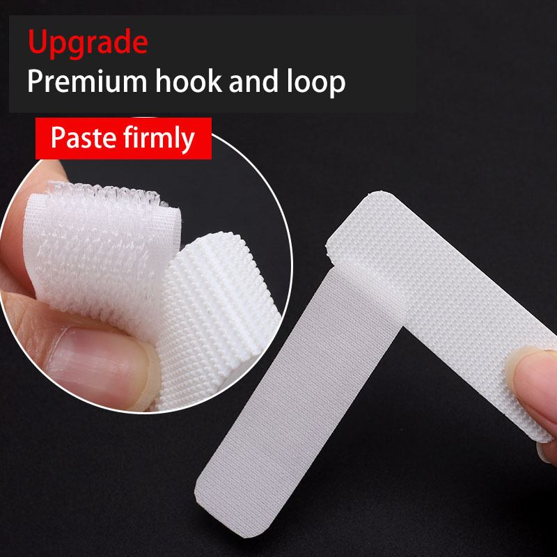 Hook and Loop Fastener Tape No Glue the hooks Magic Tape Sewing-on strips Magic tape DIY Many Colors