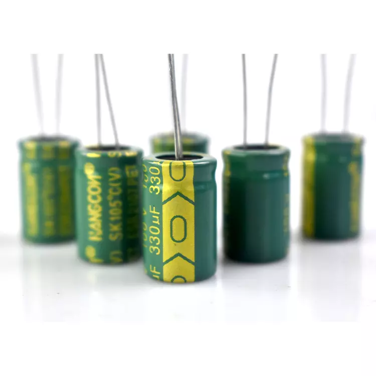 China Manufacturer Factory OEM/ODM Radial Low ESR 10*13mm 35V330UF Aluminum Electrolytic Capacitor 35V 330UF In Stock