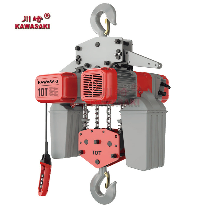 KAWASAKI  electric swing stage hoist protection IP55 electric hoist working duty level M5 with trolley