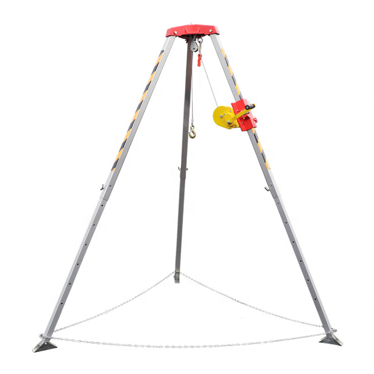 Hot Sale emergency Aluminum Tripod Safety Protection Equipment For Rescuing Usage Rescue Tripod