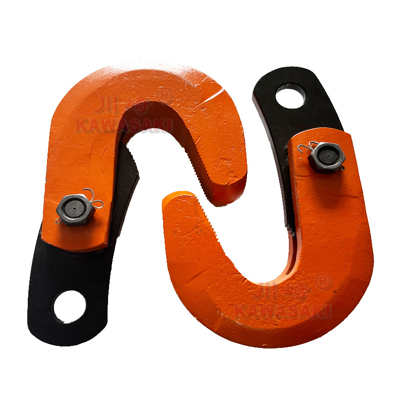 KAWASAKI hot sale low carbon alloy steel lifting clamp 5 Ton horizontal plate clamp for lifting