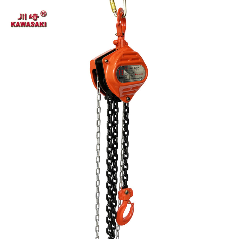 KAWASAKI classic product chain hoist manual VJ 1.5 T 1.5 M hand chain block