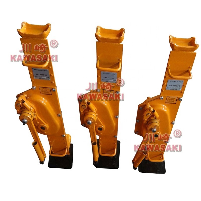 1.5 ton to 25 ton High quality manual handle mechanical lift jack rack screw jack mechanical lifting jack stand 5 ton