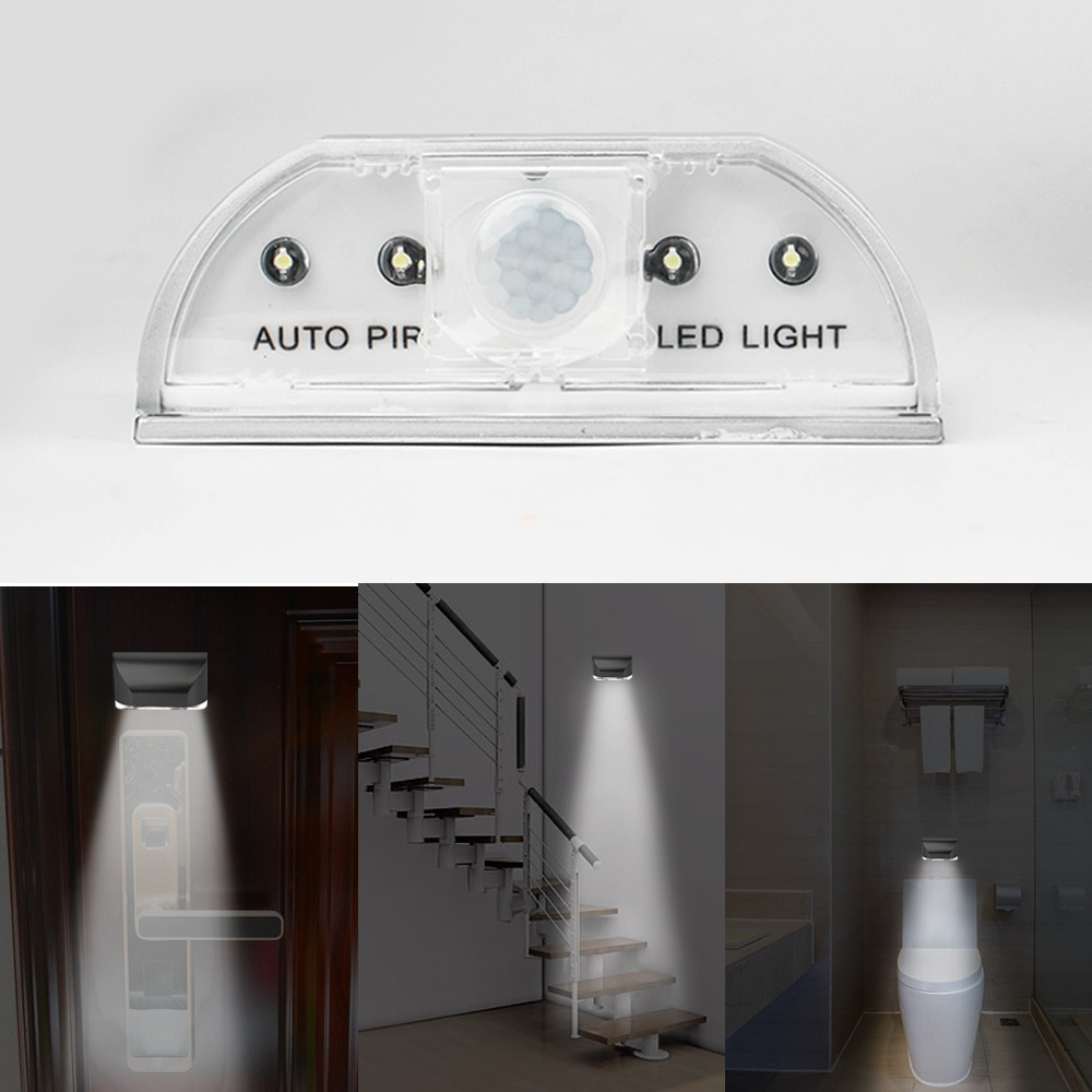 Auto PIR Door Keyhole Motion Sensor Detector LED Light Lamp Luz Led Con Sensor De Movimiento