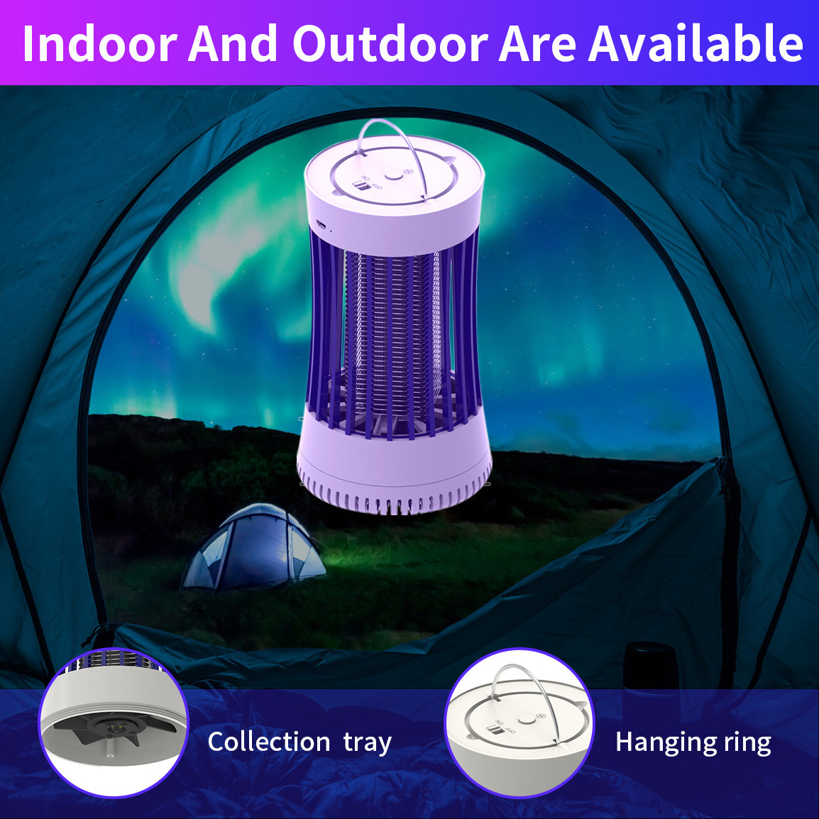 New Arrival USB Electronics Anti Mosquito Trap LED Night Light Lamp Electric Mosquito Killer Lamp Bug Zapper