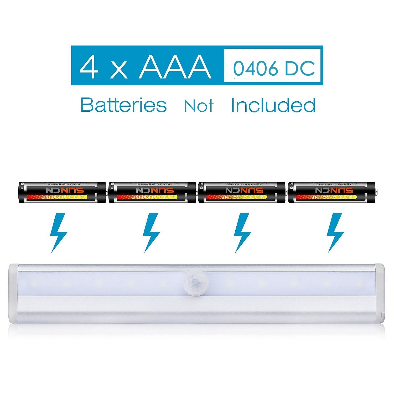 Choice 10LED Battery Operated Motion Sensor Led Lights for Cabinet PC Silver Modern 80 Wall Mounted 10pcs * Smd Led 2835