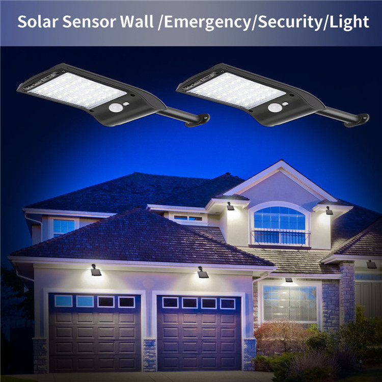 Waterproof Solar Powered Security Lights Wireless Wall Lights LED CE 3.7V Solar Sensor Modern The Fence Control Sensor 36 280