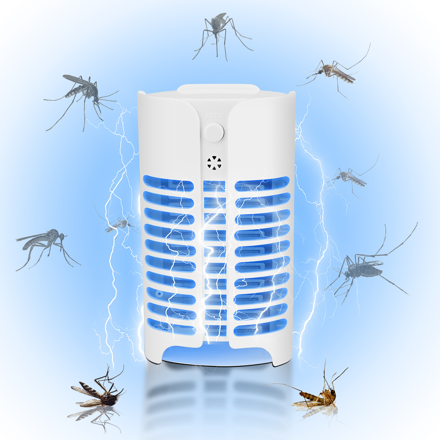 Anti Mosquitoes US EU UK Plug In Electric Mosquito Killer Lamp UV Led Mosquito Lamp Bug Zapper Indoor Plug In