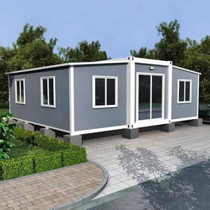 Australian Granny Flat 40Ft Modern Insulated Expandable Container Prefab House 5 Bedroom Movable Prefabricated Villa