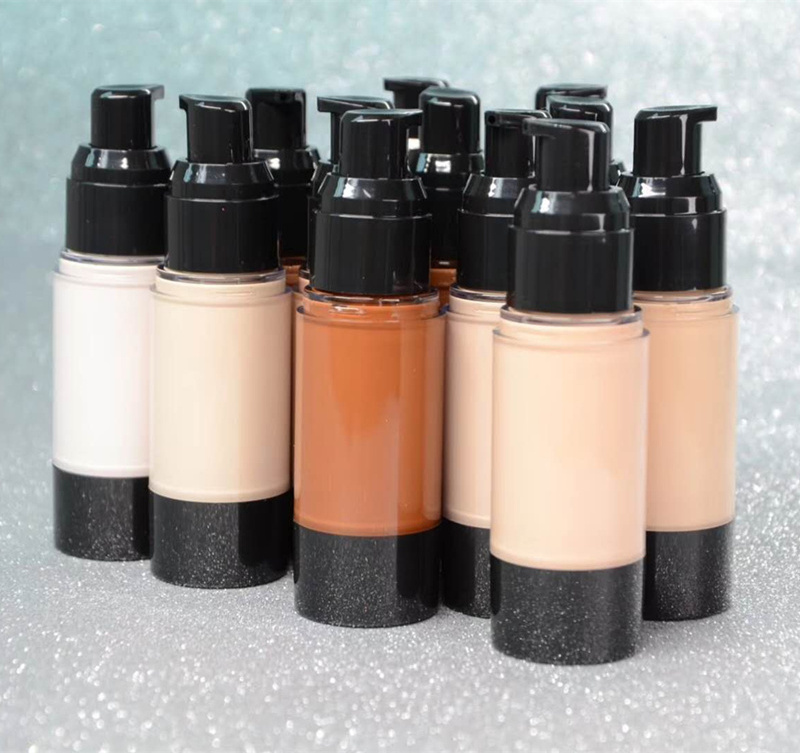 Cosmetics products waterproof makeup whitening liquid foundation dark people liquid foundation 12 colors