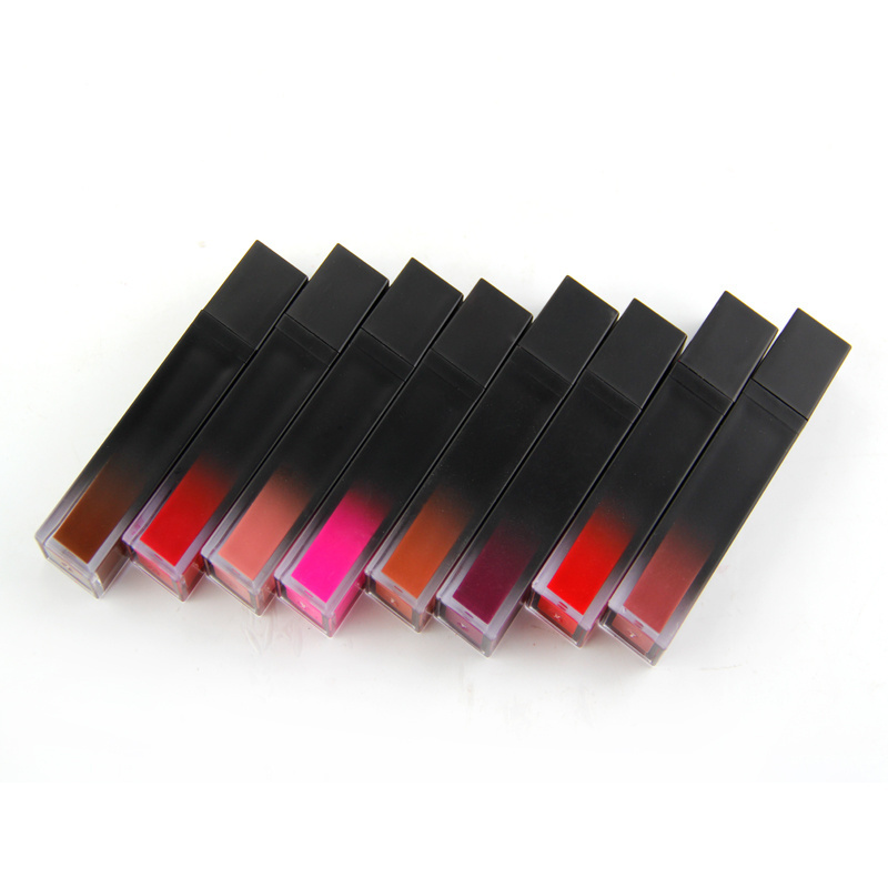 Vegan Makeup Matte Lipstick High Quality 8 Colors Liquid Lipstick Private Label