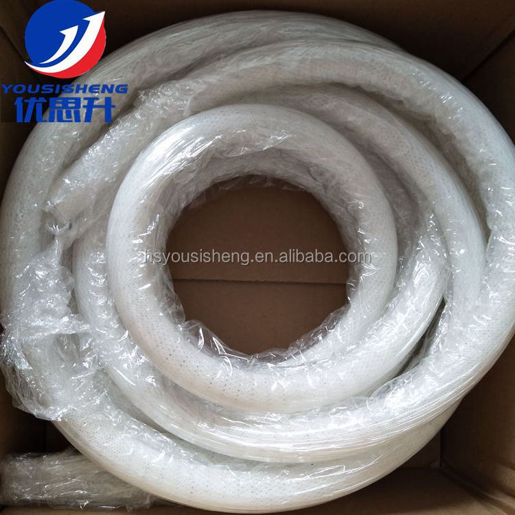 YSS Food grade cloth wire steel wire 4 layer silica gel mesh tube - 4 - layer platinum silicone hose