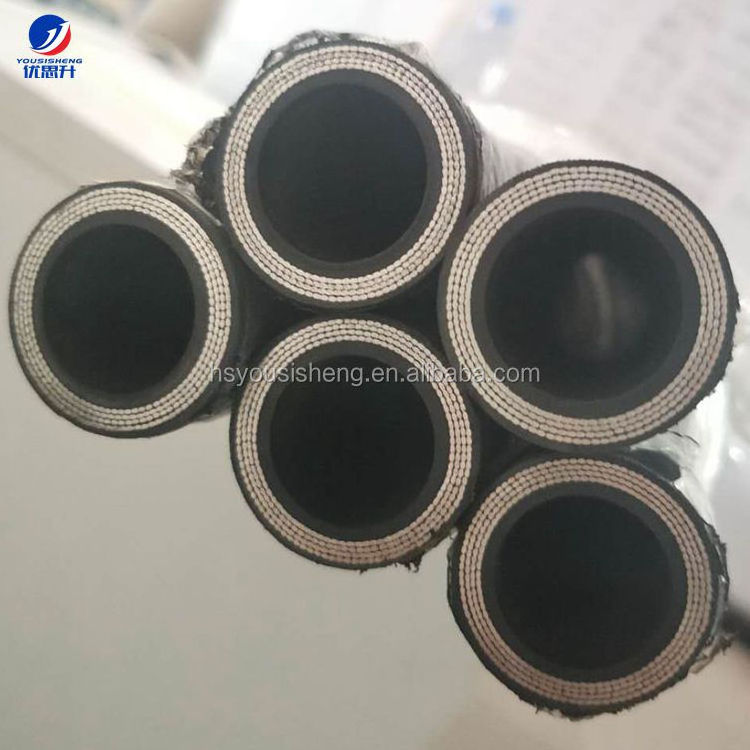 hydraulic cylinders rubber hose manufacturers industrial High Pressure Steel Wire Spiral Hydraulic Rubber Hose