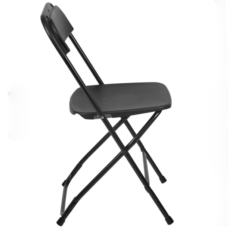 Factory Hot Sale Cheap Metal Black Folding Chairs For Event