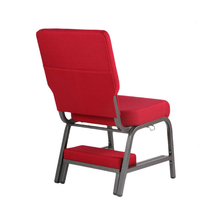 Factory sale cheap price theater furniture auditorium padded church chair with kneeler