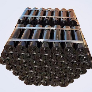 Cheap Durable Less Deviation Return Comb Roller Idler for Belting Conveyor with Rubber Ring