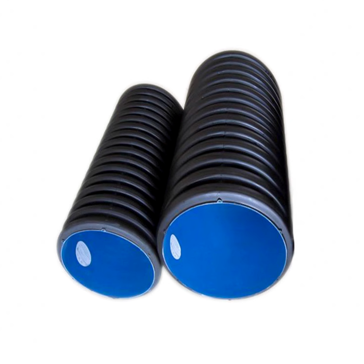 6 Inch Plastic Black Polyethylene Drainage Culvert Hdpe Double Wall Corrugated Pipe Price