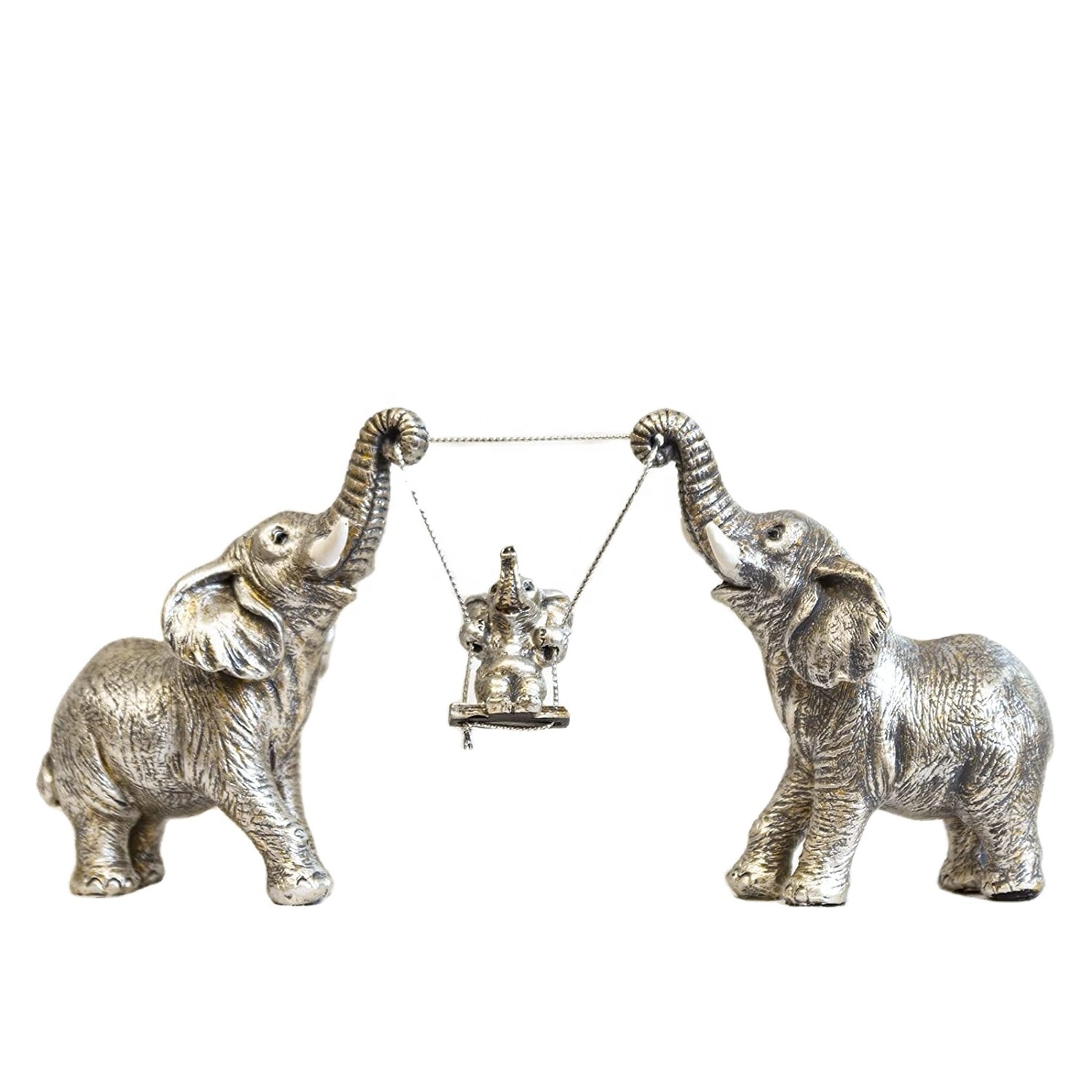 Silver Elephant Decor for Women Elephant Statue