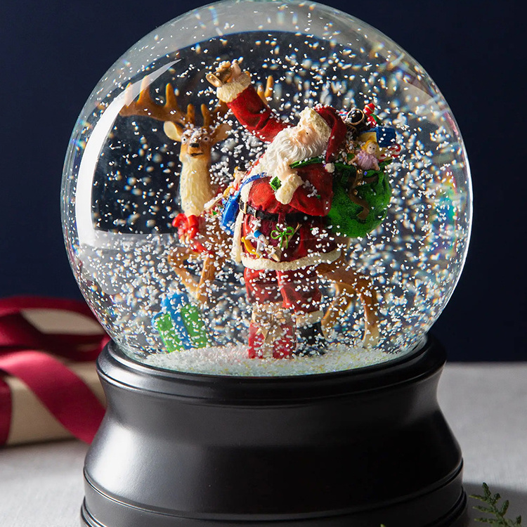 christmas reindeer snow globe decoration gifts,penguin water globe,snowman snowglobe design for christmas