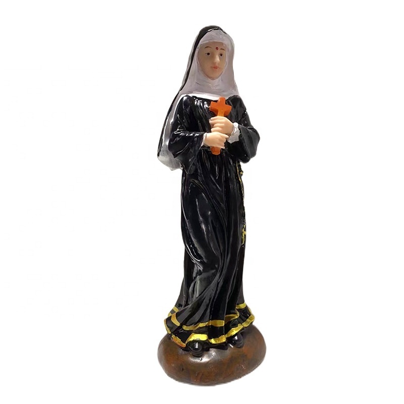 Best Sellers resin crafts home furnishings God Jesus catholic resin stat ornaments religious crafts Creative nun statue