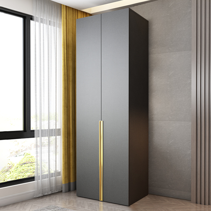 Modern and simple wardrobe/light luxury bedroom wooden combination wardrobe/minimalist and covered household wardrobe