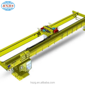 New Industrial Double Girder Bridge Overhead Lifting Crane 100ton/30ton Capacity 5ton Max Load Engine Core Component 20m/3m Max