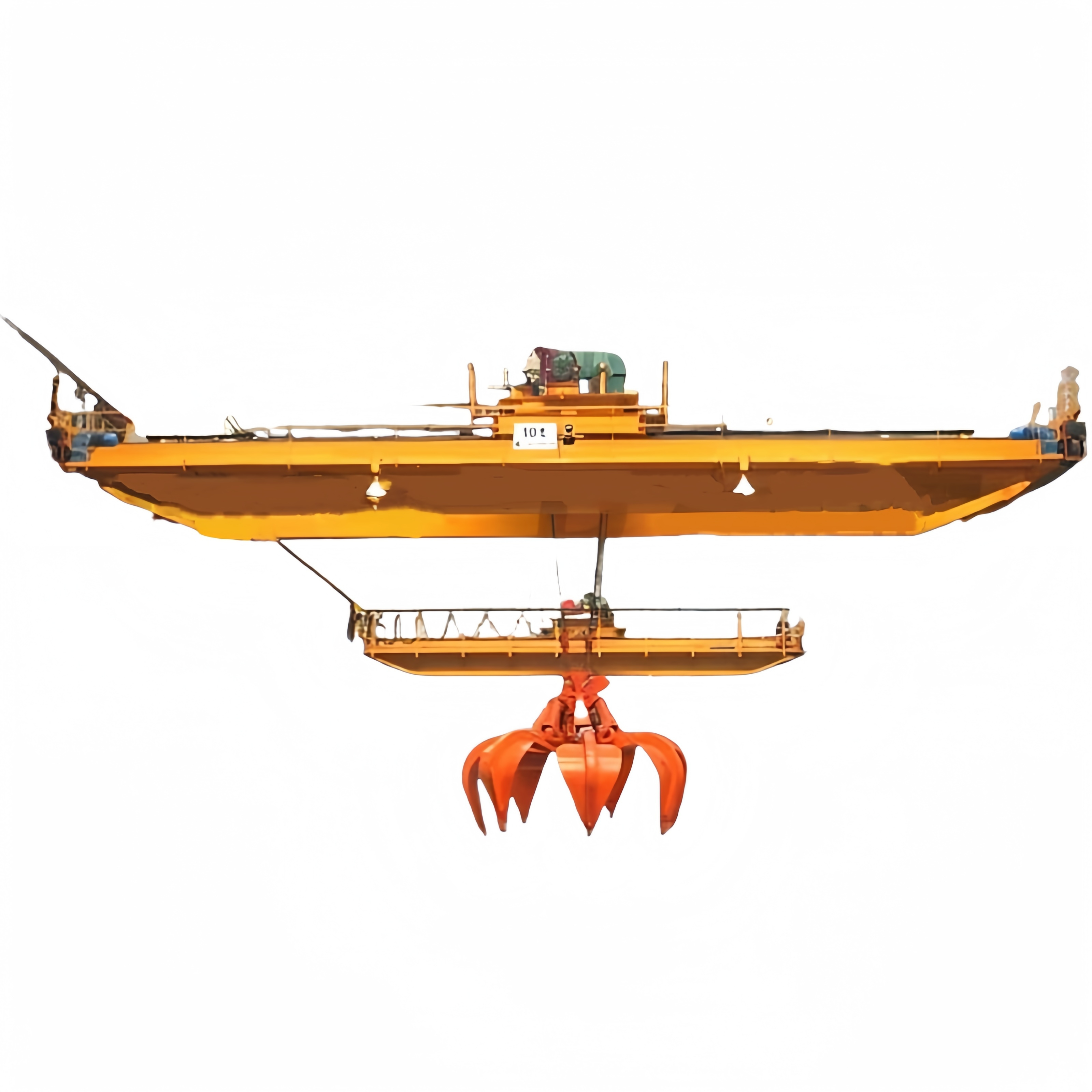 Double Girder Remote Control Grab and Magnet Electric Overhead Bridge Traveling Crane