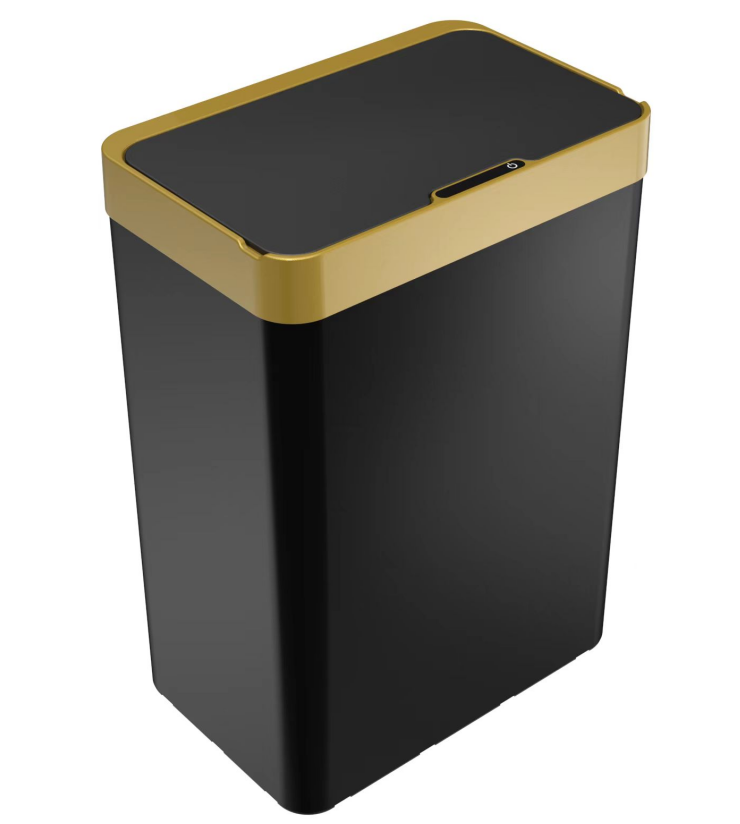 19 Gallon 35/45/55/70L Touchless Sensor Trash Can Rectangle Garbage Bin Perfect for Home Kitchen Office White trash can