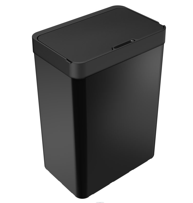 19 Gallon 35/45/55/70L Touchless Sensor Trash Can Rectangle Garbage Bin Perfect for Home Kitchen Office White trash can