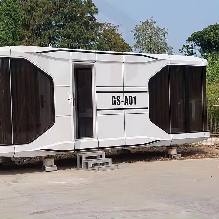 Customized Vacation Space Capsule Large A Frame House Prefabricated Cabin Prefabricated Modular Home Space Capsule Container