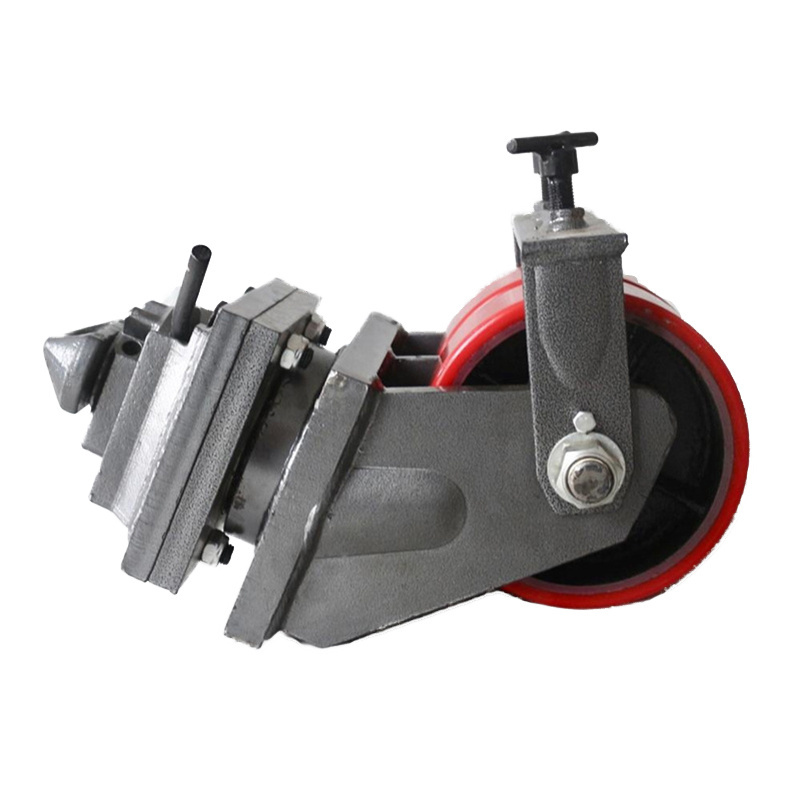 8*4 inch ISO shipping container double locked caster wheels heavy duty 5 ton industrial caster wheel