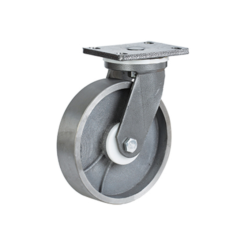 4/5/6/8 Inch Rigid Cast Iron Core Swivel Caster Wheels Industrial Castor For Heavy Machine And Heavy Equipment