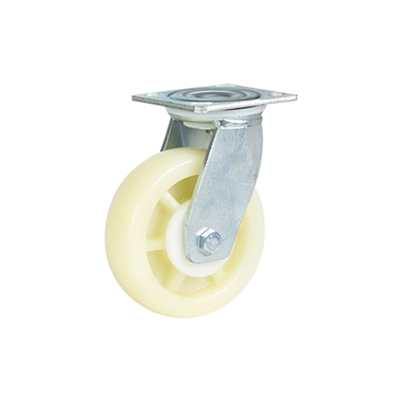 Industrial casters PP 4/5/6/8 inch universal wheels with silent wheels and side brakes for trolley casters