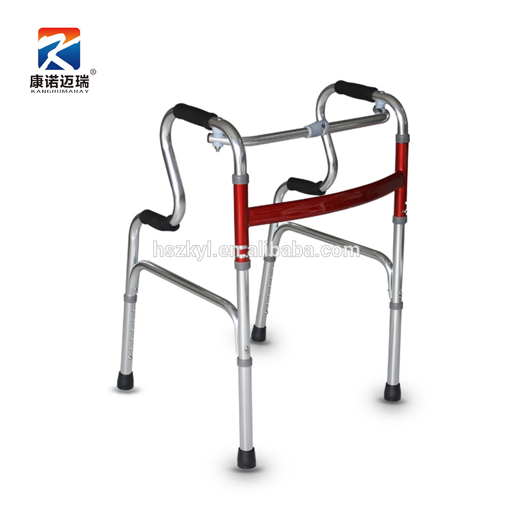 Factory supply Z034 aluminium foldable stair climbing walker walking aid