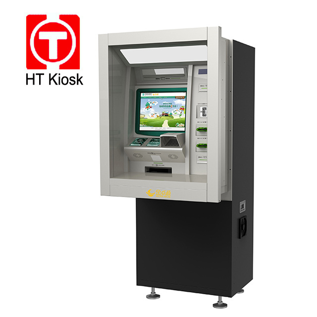 15 or 17 inch ATM machine for mobile or telecom  Wall throughed kiosk