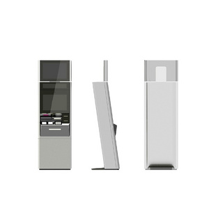 Hospital Dual Screen Kiosk Stainless steel kiosk Health Card Dispenser