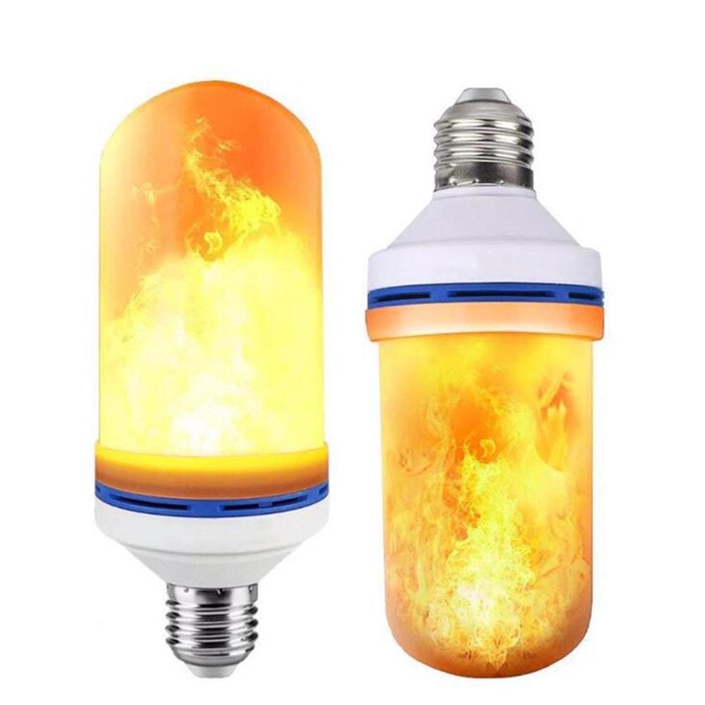 5W B22 LED Flame Effect Fire Light Bulbs with Upside Down Effect for Easter/Festival/Hotel/Bars/Home Decorations